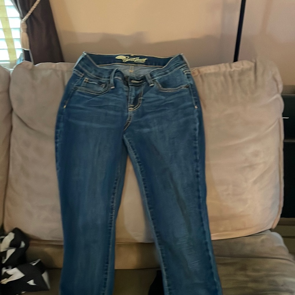 Skinny Blue Jeans